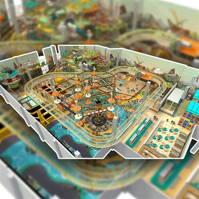 Sprzęt do miękkiego placu zabaw w pomieszczeniach zamkniętych